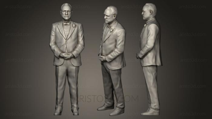 Statues of famous people (STKC_0122) 3D model for CNC machine